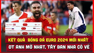 🔴 Kết quả bóng đá EURO 2024 hôm nay 216  Tây Ban Nha Hạ Italia ĐT Anh Nhạt Nhoà [upl. by Tranquada871]