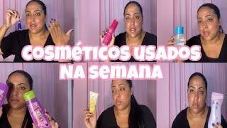 Cosméticos usados na semana [upl. by Assilav]