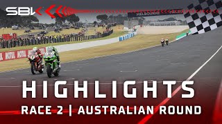 FULL HIGHLIGHTS Race 2 at Phillip Island 🔥  2024 AustralianWorldSBK 🇦🇺 [upl. by Anyg]