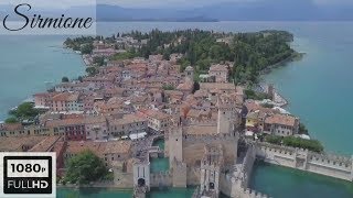 Sirmione drone tour amp parkour  Lago di Garda drone HD [upl. by Haze]