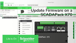 How to Update Firmware on an SCADAPack X70 Using RemoteConnect  Schneider Electric [upl. by Aenyl]