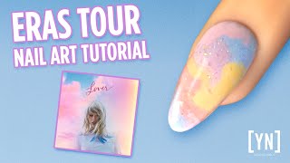 Nail Art Tutorial Taylor Swift Eras Tour Lover Nails [upl. by Secnarfyram388]