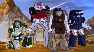 Transformers G1 Cartoon 1986 MiniVehicles All Scenes No Wheelie [upl. by Ayokal532]