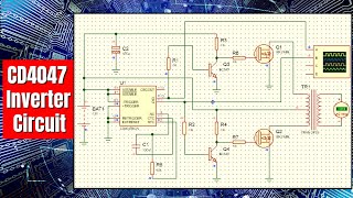 CD4047 Inverter Circuit [upl. by Enetsirk284]