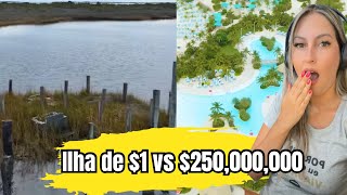 MrBeast Ilha Particular de 1 vs de 250000000  React MrBeast [upl. by Anam]