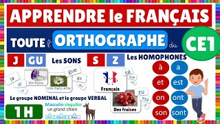 Apprendre toute lorthographe de CE1 [upl. by Joachim]