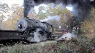 Steaming the Alleghenies with Western Maryland 729 [upl. by Anividul]