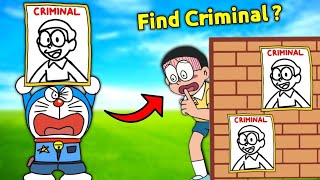 Draw Sketch To Find Criminal 😱  Funny Game 😂 [upl. by Teiluj]