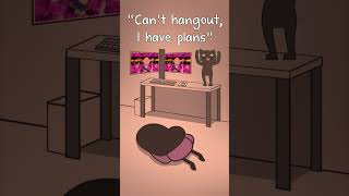 Im CaramelCanceling my plans shorts relatble shortsfunny animationart animation hilarious [upl. by Cheyney458]