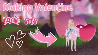 Making Valentine’s TACK SETS For My Horses  Wild Horse Islands [upl. by Ferree]