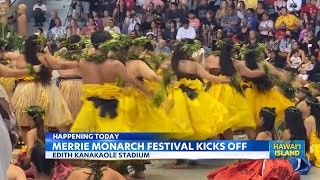 61st Merrie Monarch Festival begins in Hilo [upl. by Halbeib]