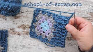 Uncinetto guanti senza dita granny square mitts [upl. by Sarah]