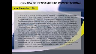 III Jornada de Pensamiento Computacional 2021 [upl. by Ysle]