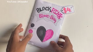 💕paper diy 💕 BlackPink Blind Bag Opening😱  ASMR video  Craft Ideas  Drawing [upl. by Nahtanoy]