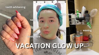 GLOW UP WITH ME FOR VACATION l nails waxing teeth whitening amp more [upl. by Vesta]