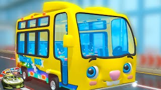 Ruedas En El Bus Dar Vueltas y Vueltas Aprendiendo Rimas Para niños [upl. by Lune]