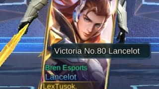 Lancelot Bren Esports Skin Is Here🔥  Lancelot Montage [upl. by Ymmak]