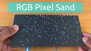 RGB Pixel Dust  Sand  Raspberry Pi Pico Project  With code [upl. by Pate607]