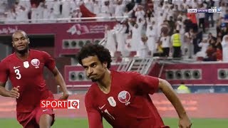 ملخص مباراة قطر والامارات 4 2 🔥 عصام الشوالي مباراة مجنونة HD [upl. by Esineg]