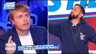 quotTes un abruti quot Clash entre Cyril Hanouna et Louis Boyard député Nupes [upl. by Ginni]