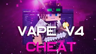 Minecraft V4 CHEAT  Scaffold  Killaura  Reach  Hypixel Undetected Vape Hack [upl. by Wright]