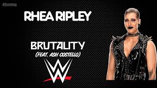 WWE  Rhea Ripley 30 Minutes Entrance Theme Song  quotBrutality feat Ash Costelloquot [upl. by Nosille]