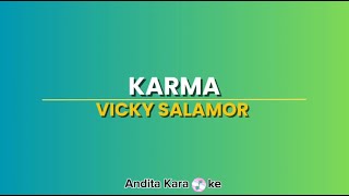 Karma  Karaoke  Vicky Salamor By Moz Karaoke [upl. by Stacy702]