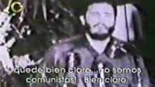 CUBA  FIDEL quotNO SOMOS COMUNISTASquot [upl. by Armillia]