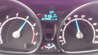 New Ford Fiesta 10 2013 80hp 105nm 0100 0140 acceleration [upl. by Alyam322]