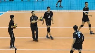 東福岡高等学校 スパイク練習 春高2017男子2回戦より Japan volleyball [upl. by Hadihahs]