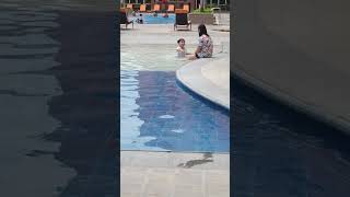 swimming at the marriott hotel [upl. by Neelon]