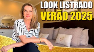 LOOK COM LISTRAS  Tendência Verão 2025 [upl. by Carla4]