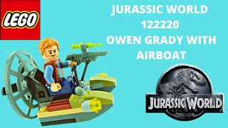 AWESOME JURASSIC WORLD OWEN WITH AIRBOAT FOIL BAG BUILD [upl. by Bud]