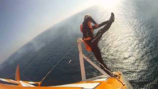 Breitling Wingwalkers display at Festa al Cel Barcelona Airshow 2011  Onboard cam GoPro [upl. by Eidoc514]