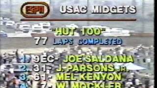 USAC MIDGETS  TERRE HAUTE 1981 LAST 23 LAPS [upl. by Becket]