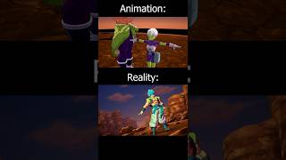 Animation vs Reality  Gogeta vs Broly [upl. by Daphne]