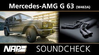 NAP Klappenauspuff ▶ MercedesAMG G 63  Soundcheck [upl. by Karola]