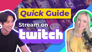 How to STREAM ON TWITCH  Live Streaming Beginners Guide [upl. by Balthazar]