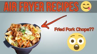 Air Fryer  Air Fryer Recipes  Air Fryer Pork Chops [upl. by Ellerred]