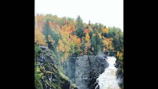 Saint Anne Falls Canyon SainteAnne Quebec Canada [upl. by Lladnek71]