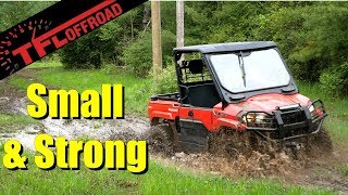 Kawasaki Mule PROMX offroad test in the forest [upl. by Kenley901]