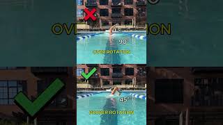 Over Rotation vs Proper Rotation swimming [upl. by Mayap259]