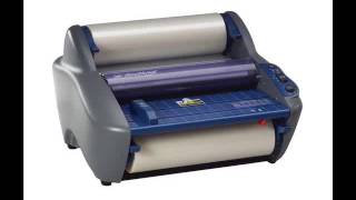 GBC Ultima 35 EZload Thermal Roll Laminator 12 Max Width 1 Min WarmUp 1701680 [upl. by Nowad659]