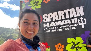 Surviving the Spartan Super 10K w 25 obstacles HAWAII TRIFECTA WEEKEND [upl. by Atekihc]