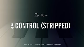 Zoe Wees  Control Stripped Piano Instrumental [upl. by Marissa]