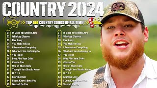 Country Music Playlist 2024  Luke Combs Chris Stapleton Morgan Wallen Luke Bryan Kane Brown [upl. by Esinev]