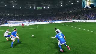 Italië  Frankrijk My reactions and comments gameplay EA Sports FC 25 [upl. by Ynnaffit]