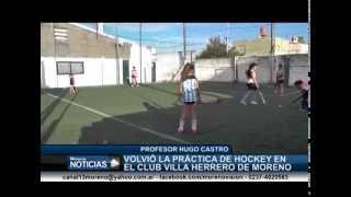 Volvió la práctica de hockey al club Villa Herrero Hugo Castro [upl. by Enram]