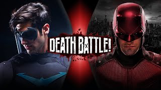 Nightwing VS Daredevil DC VS Marvel  DEATH BATTLE [upl. by Asik]