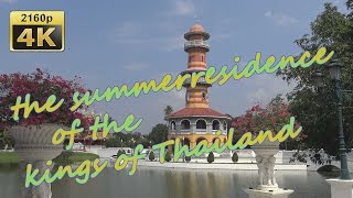 Bang Pain Palast in Ayutthaya  Thailand 4K Travel Channel [upl. by Aedni]